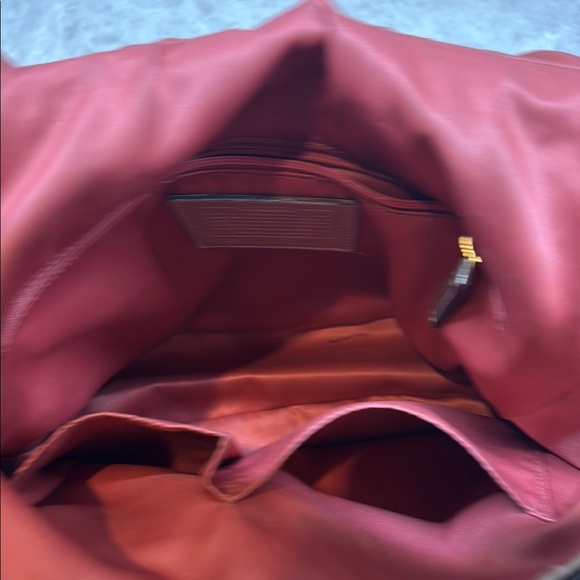 Rare Vintage Coach Whipstitch Silver Leather Women's Bag 11”x10” - Picture 13 of 16